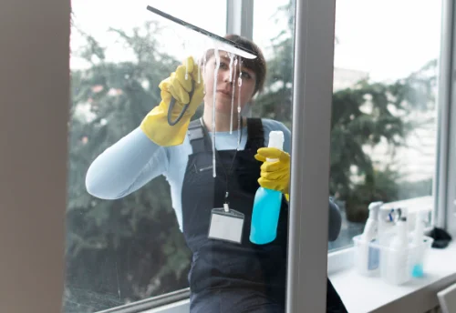 Nettoyage de vitres intérieures et extérieures à Bertholène